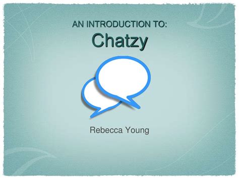 About Chatzy .